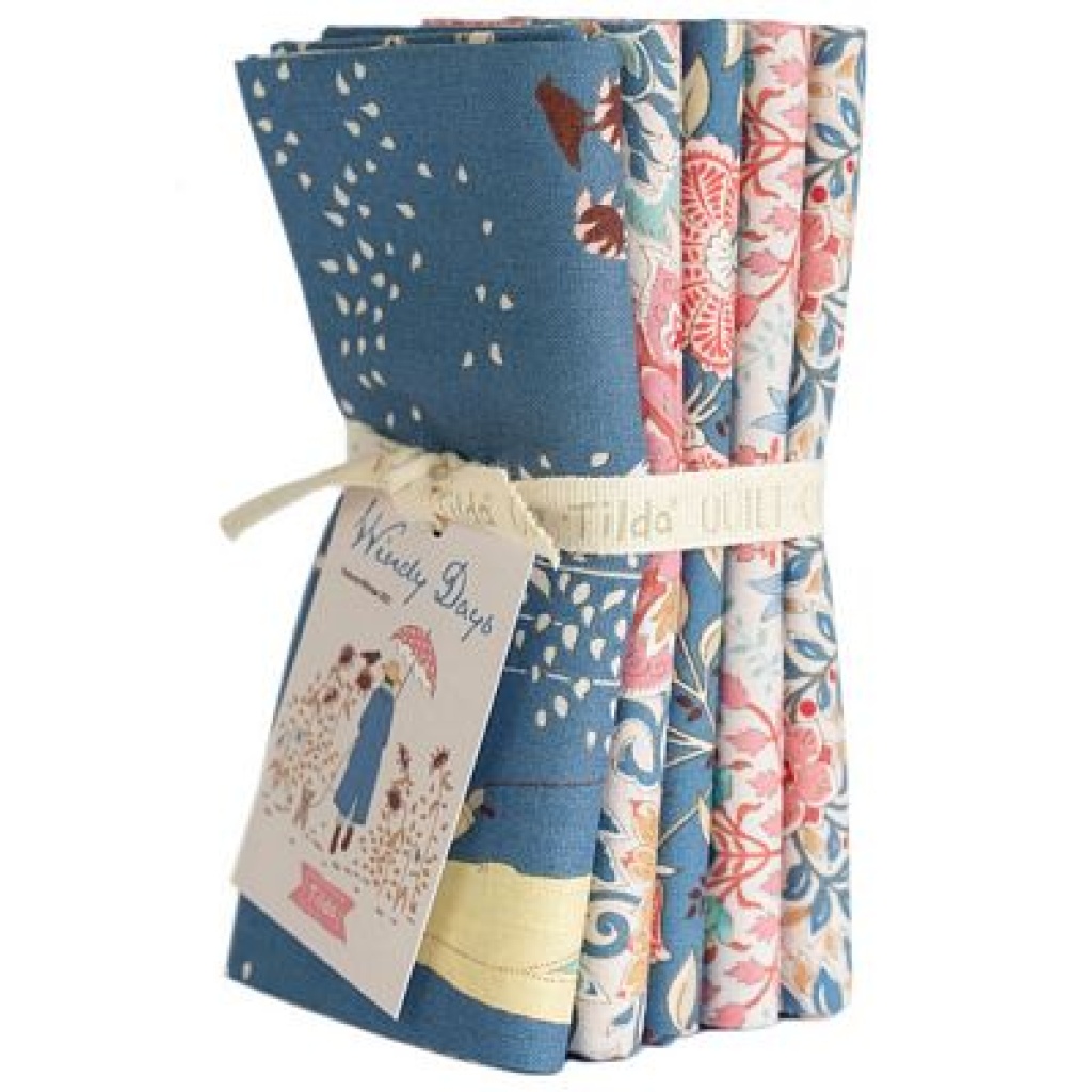 Windy Days- FQB 5 fabrics Blue