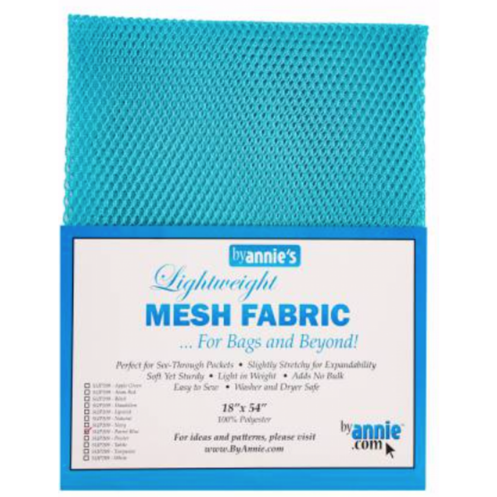 Parrot Blue Lightweight Mesh Fabric18x54in
