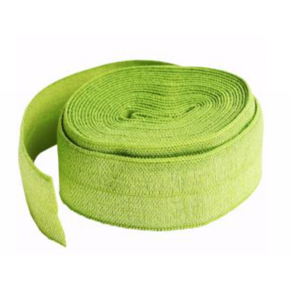 Apple Green Fold-over Elastic 3/4in x 2yd