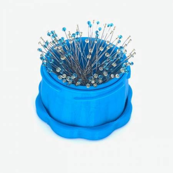 Magnetic Pin Cup Large Blue