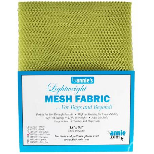 Apple Green Mesh Lite Weight  18in x 54in