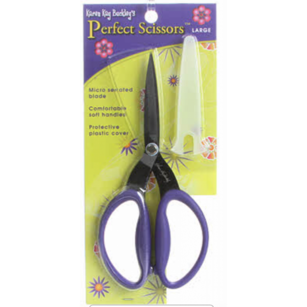 Perfect Scissors Karen Kay Buckley 7 1/2 inch Large Purple