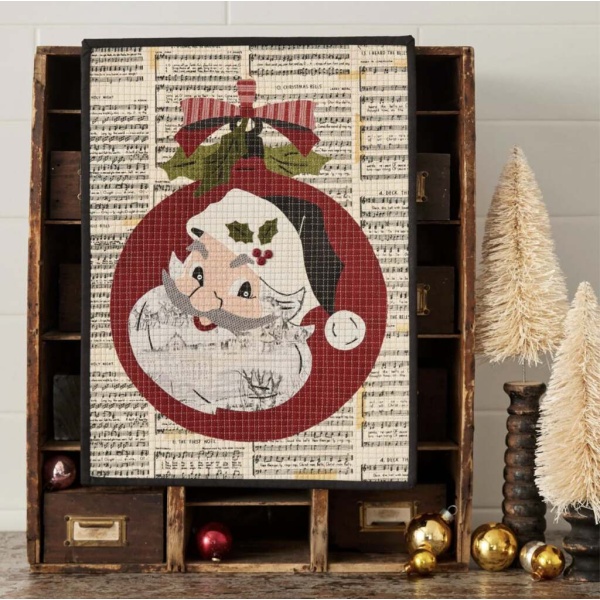 Holiday Santa Bulb Scrappliqué Regular price