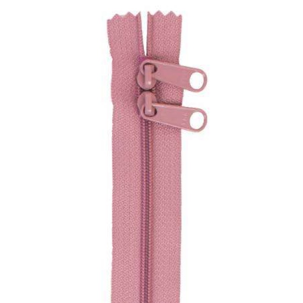 Handbag Zipper 30in Dusty Rose