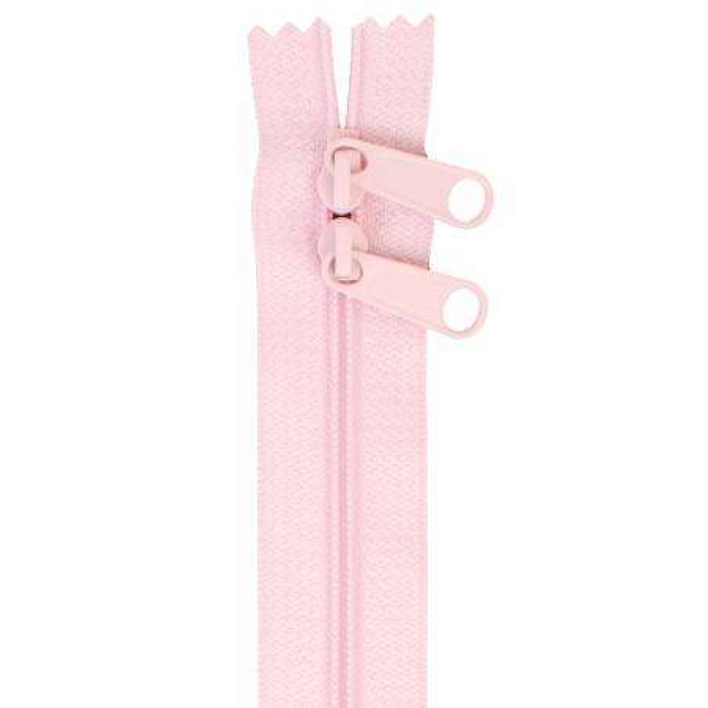 Handbag Zipper 30in Pale Pink