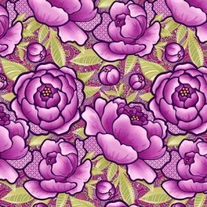 Plum Bloom 108in Wide Quilt Back