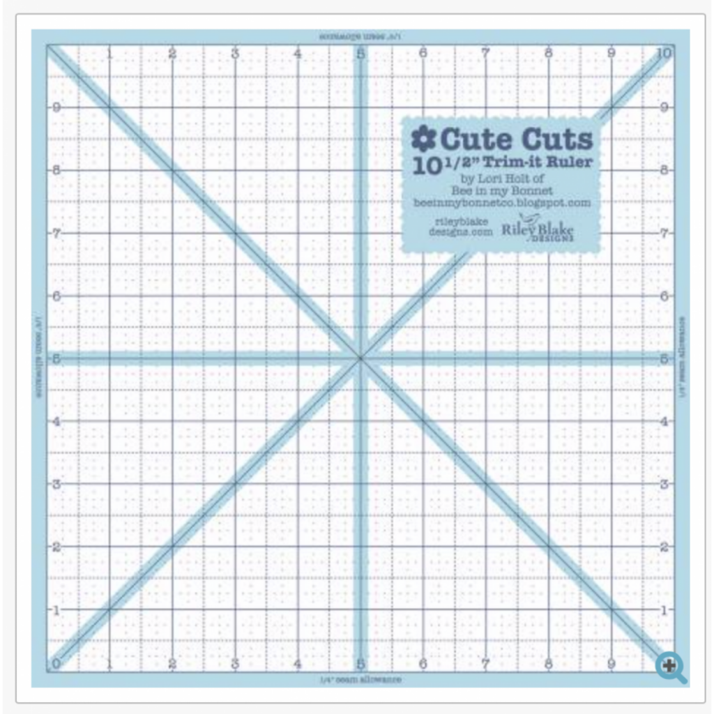 Trim It Ruler Square 10-1/2in x 10-1/2in