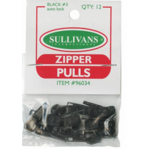 Zipper pulls black