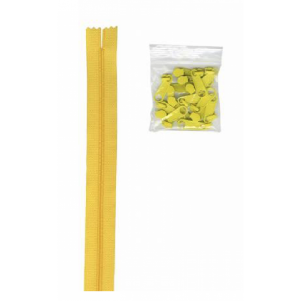 Dandelion 4 yards of 16mm #4.5 zipper chain and 16 Extra-Large Coordinated Pulls