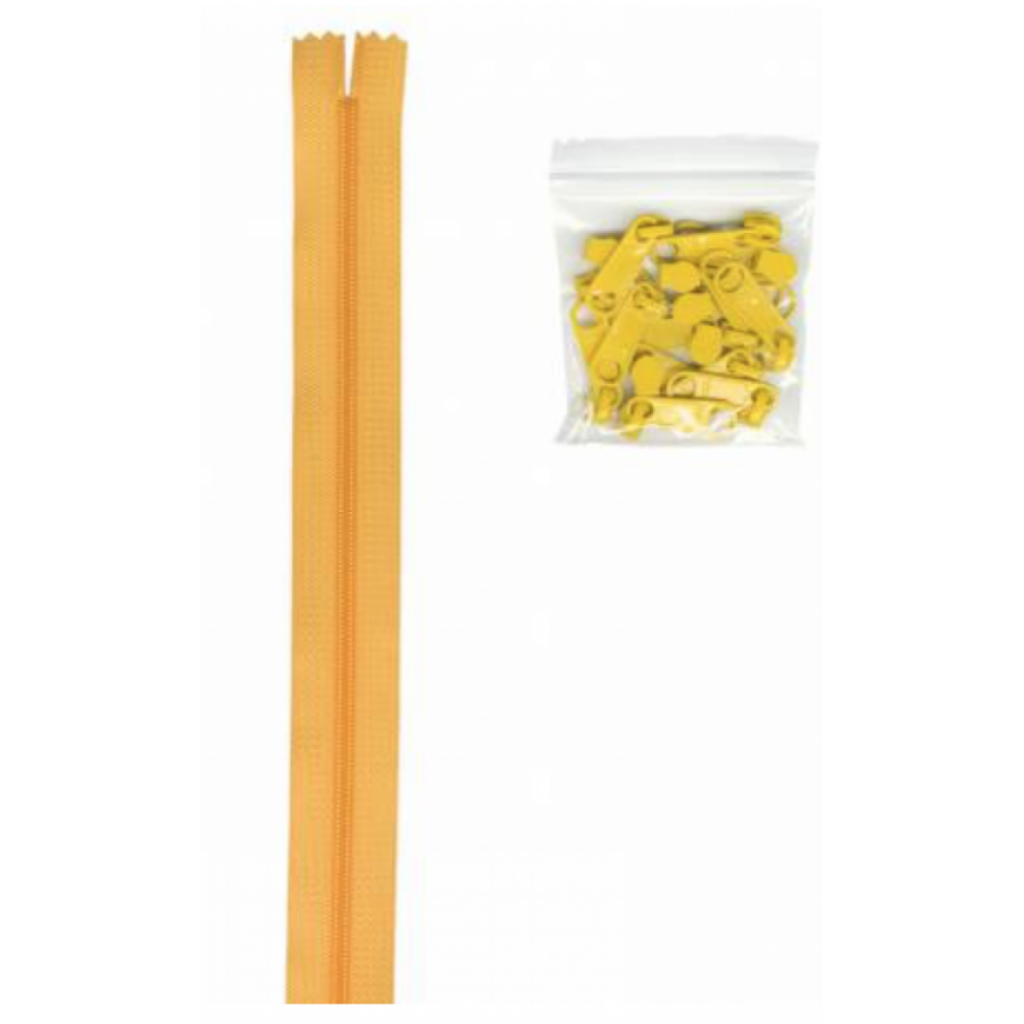 Buttercup 4 yards of 16mm #4.5 Zipper Chain and 16 Ex-Large