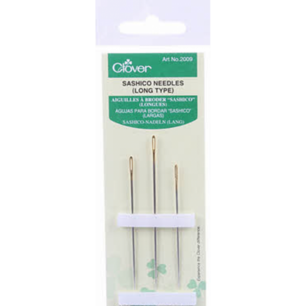 Clover Long Sashiko Needles 3 ct