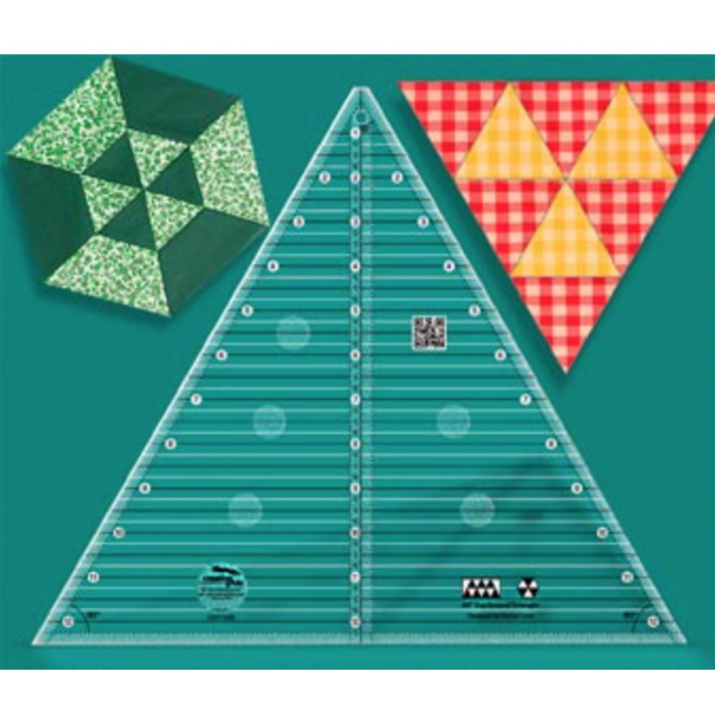 Creative Grids Non-Slip 60° Triangle Ruler 12" finished