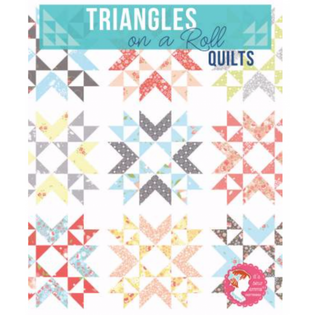 Triangles On A Roll Quilts Book, Fra It´s Sew Emma