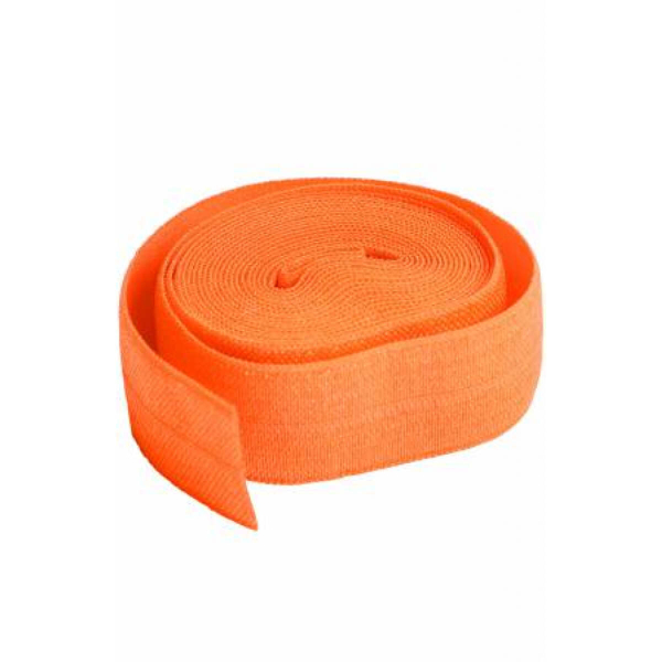 Pumpkin Fold-over Elastic 3/4in x 2yd , Fra ByAnnie