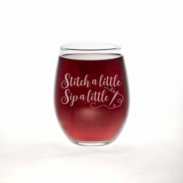 Stitch a little glass