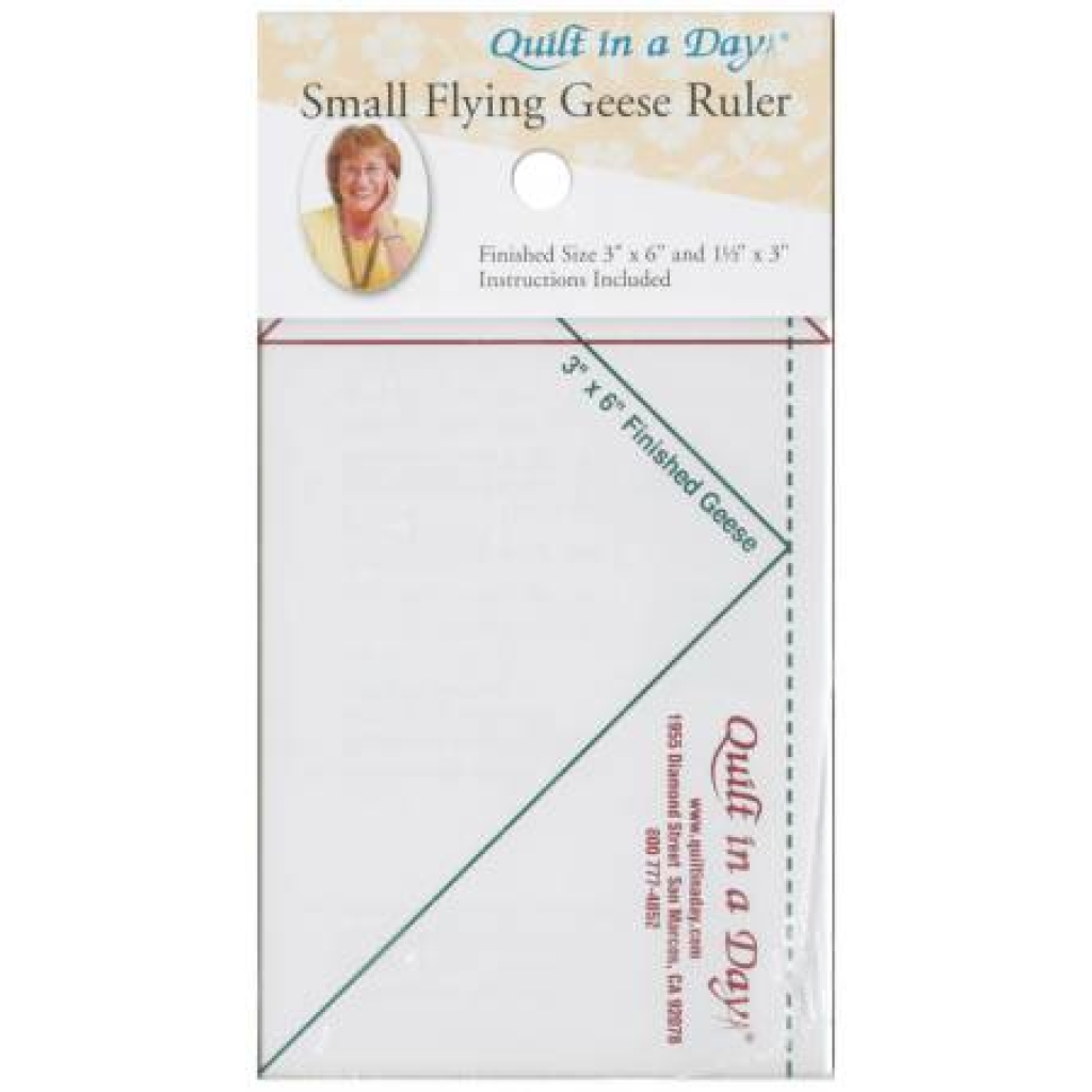 Small Flying Geese Ruler 3-1/2in x 6-1/2in