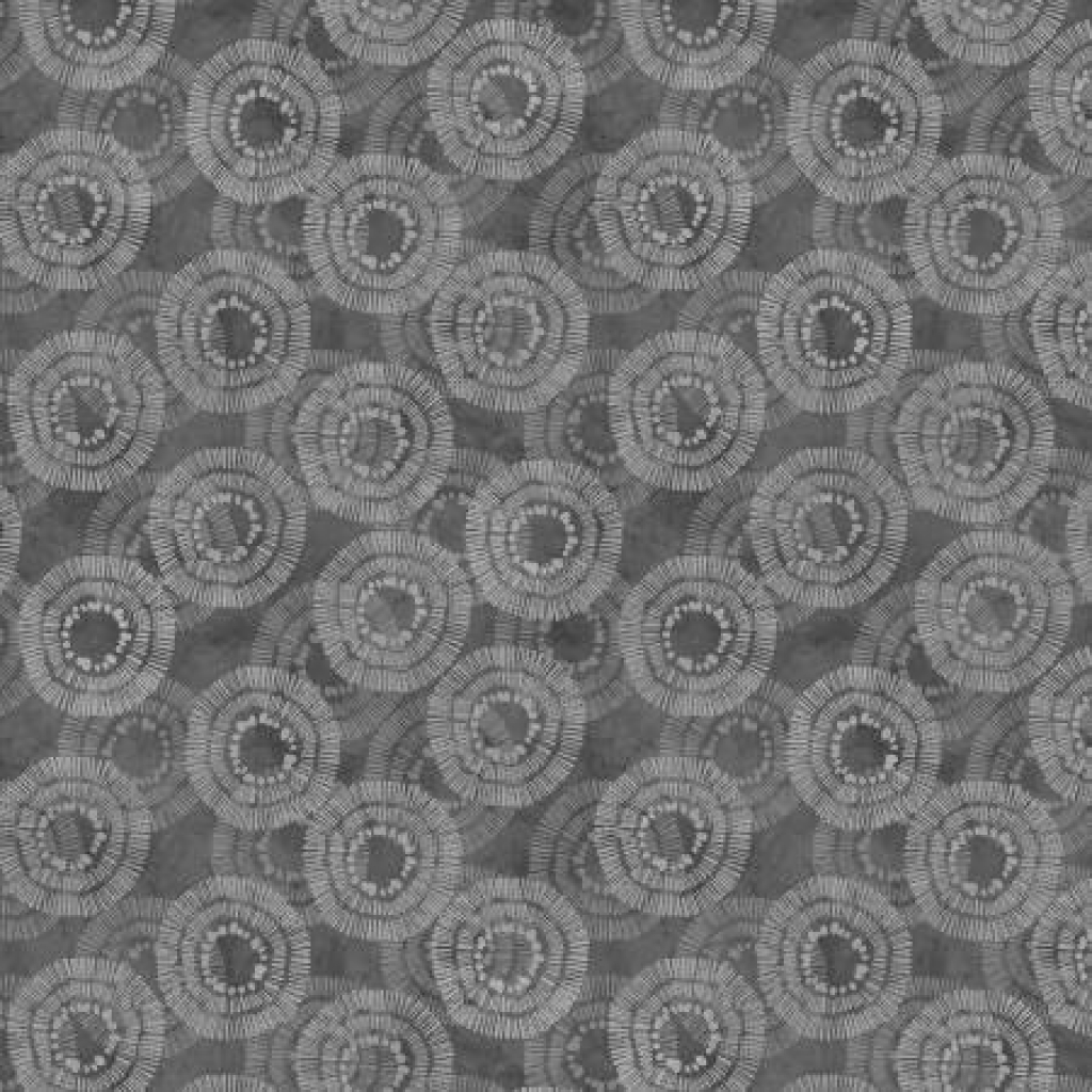 Charcoal Circle Burst 108in Wide Back