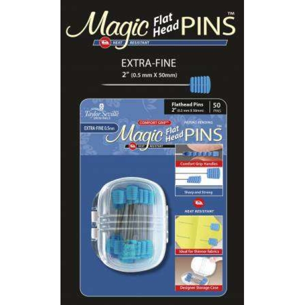 Magic Pins Flat Head Extra Fine 50pc