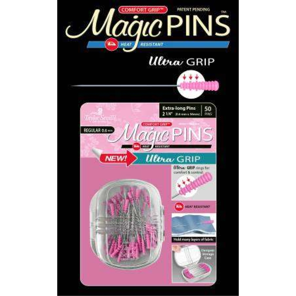 Magic Pin Ultra Grip Extra Long Regular 50pc