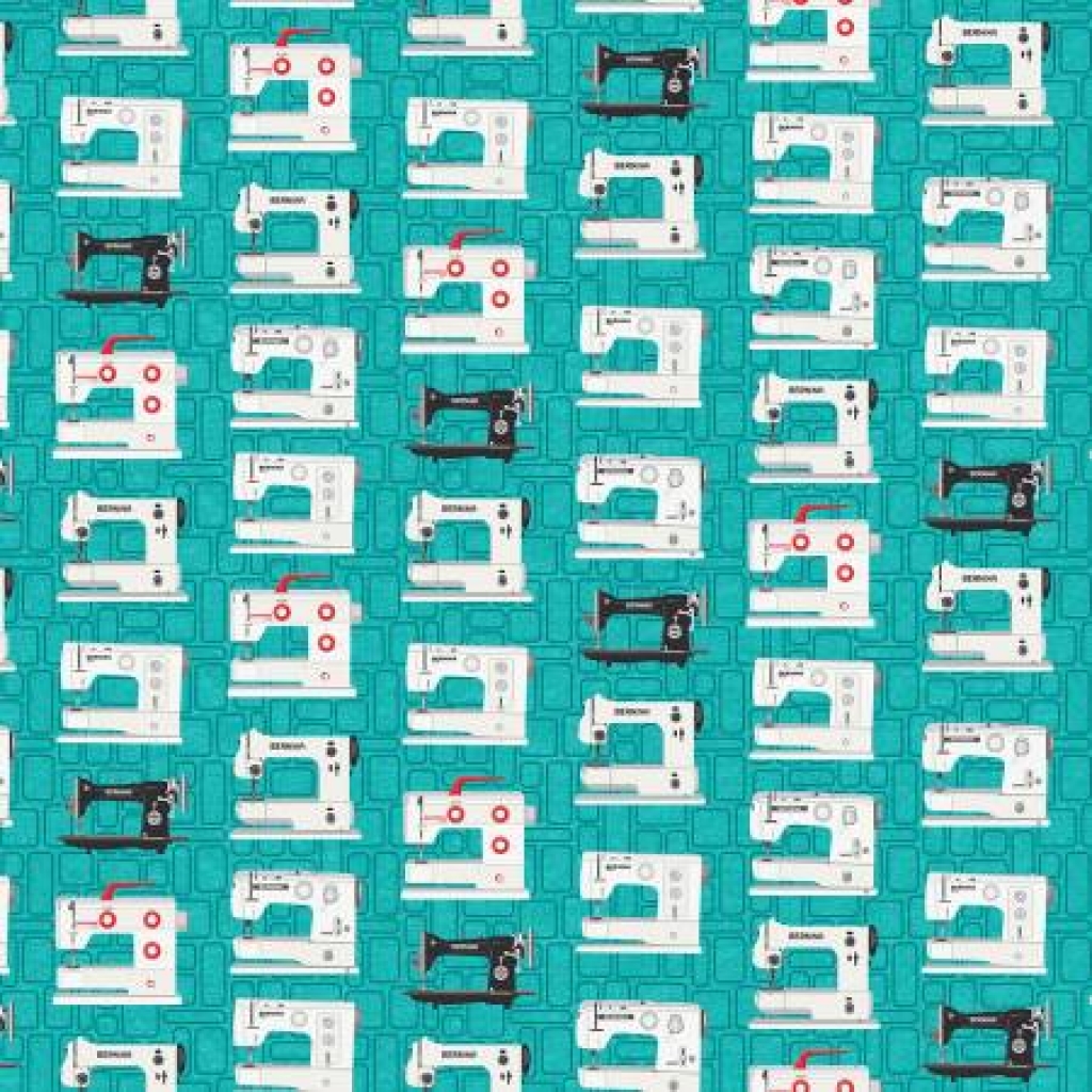 Teal Bernina Vintage Sewing Machine