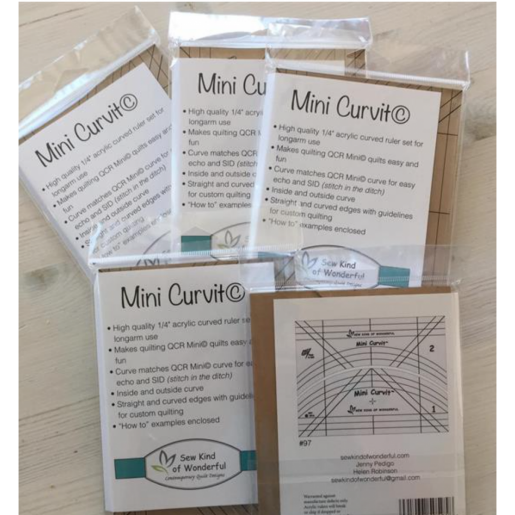 Mini Curvit, longarm ruler