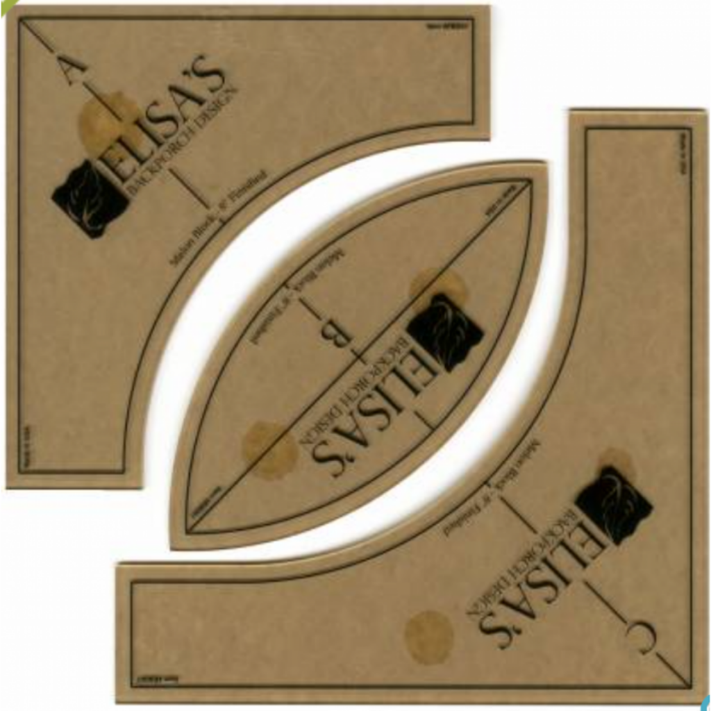 Melon Block Template 8in - 3 pieces Set, Fra Back Porch Design