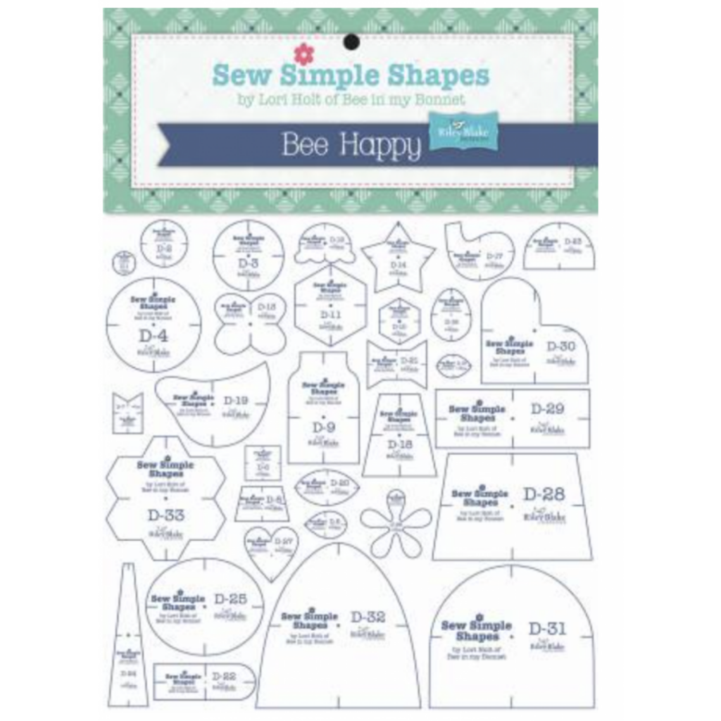 Bee Happy Template, Fra Lori Holt