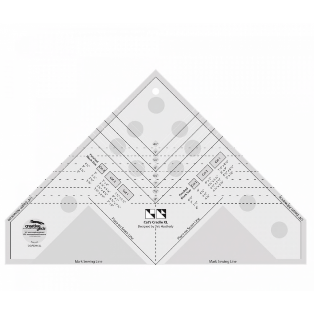 Creative Grids Cat's Cradle Ruler XL