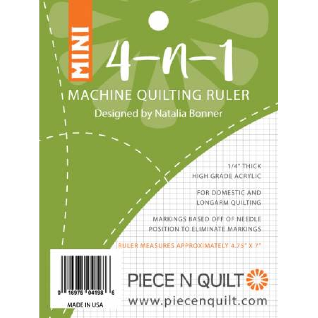 4-N-1 Mini Machine Quilting Ruler