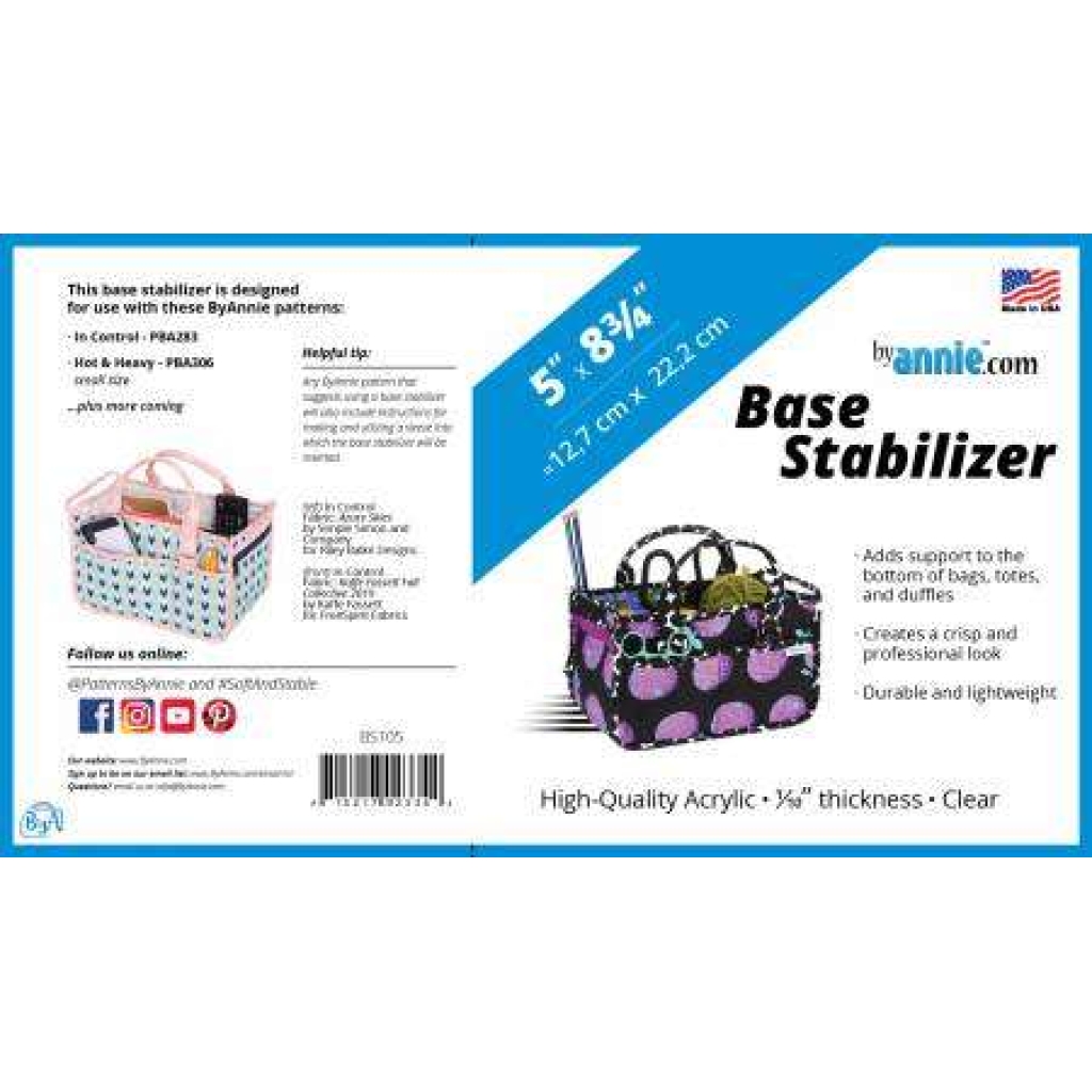 Base Stabilizer 5in x 8-3/4in