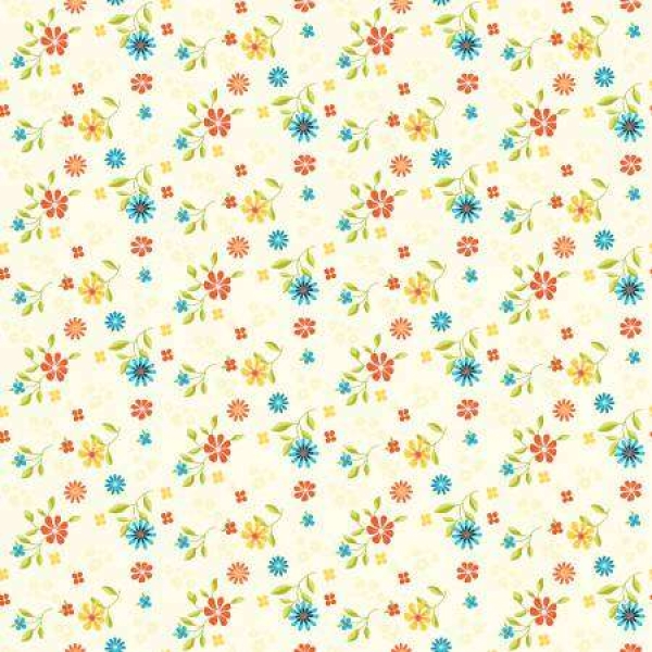 Here Comes the Sun Flower Toss Cream