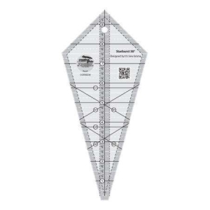 Creative Grids Starburst 30 Degree Triangle Quilt 9-1/2in Ruler