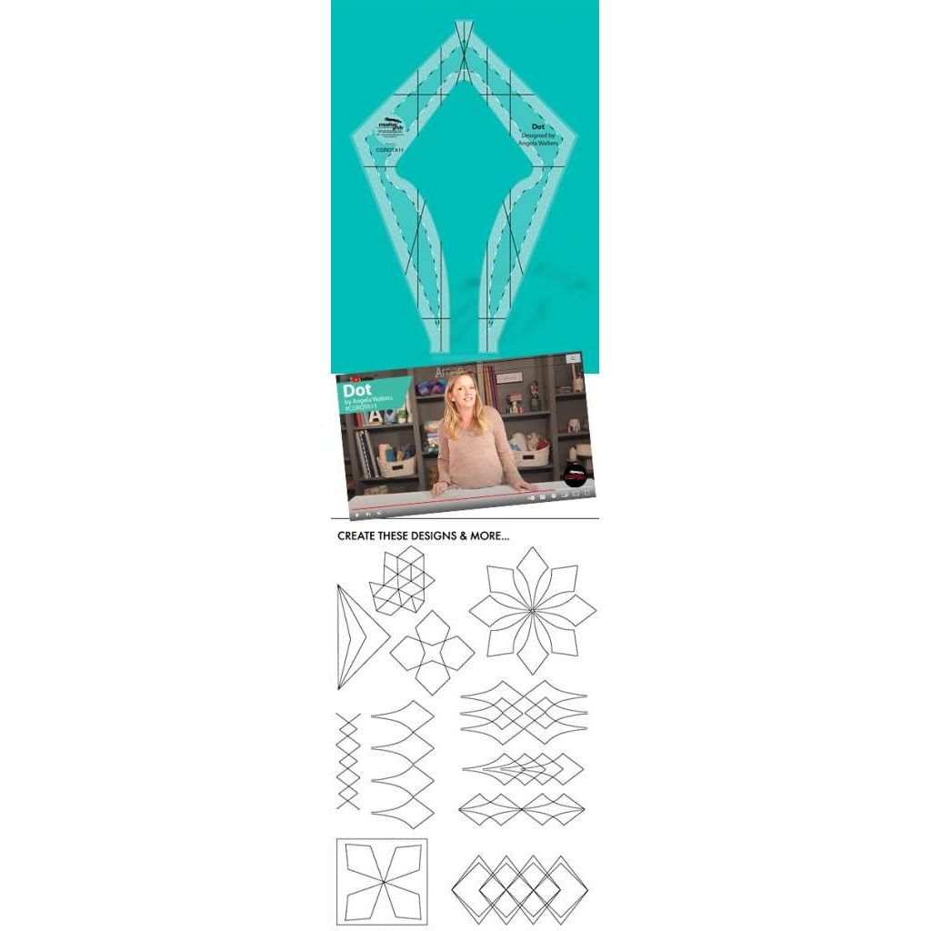 Creative Grids Non-Slip Machine Quilting Tool Dot