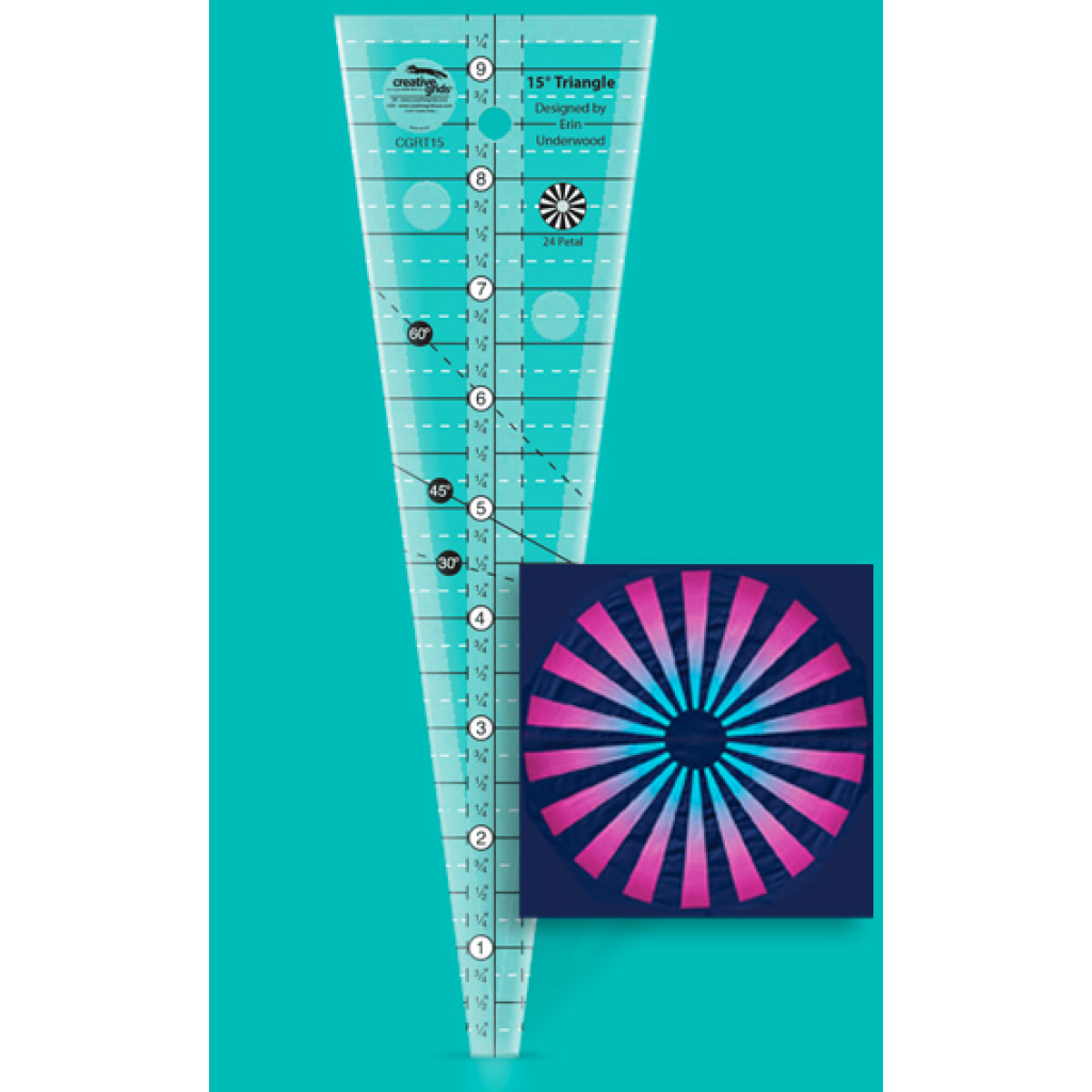 15 grader Triangle ruler