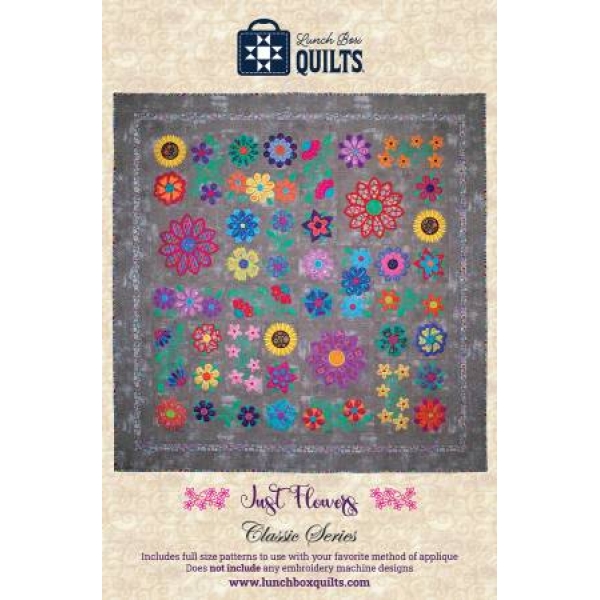 Just Flowers Traditional Applique Embroidery Patterns