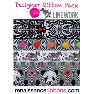 Tula Pink Linework Designer Ribbon Pack
