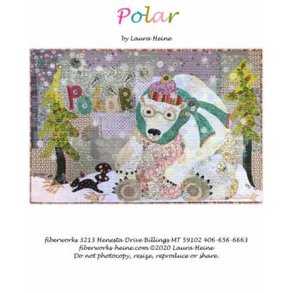 Polar.....The Bear Collage Pattern by Laura Heine