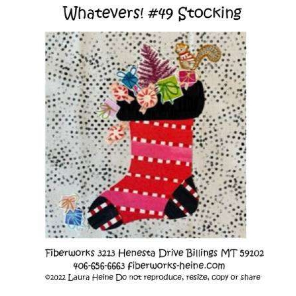 Whatevers! #49 Stocking Collage Pattern by Laura Heine