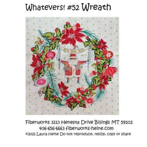 Whatevers! #52 Wreath Collage Pattern by Laura Heine