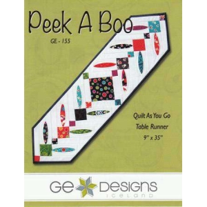 Peek A Boo Quilt As You Go Table Runner