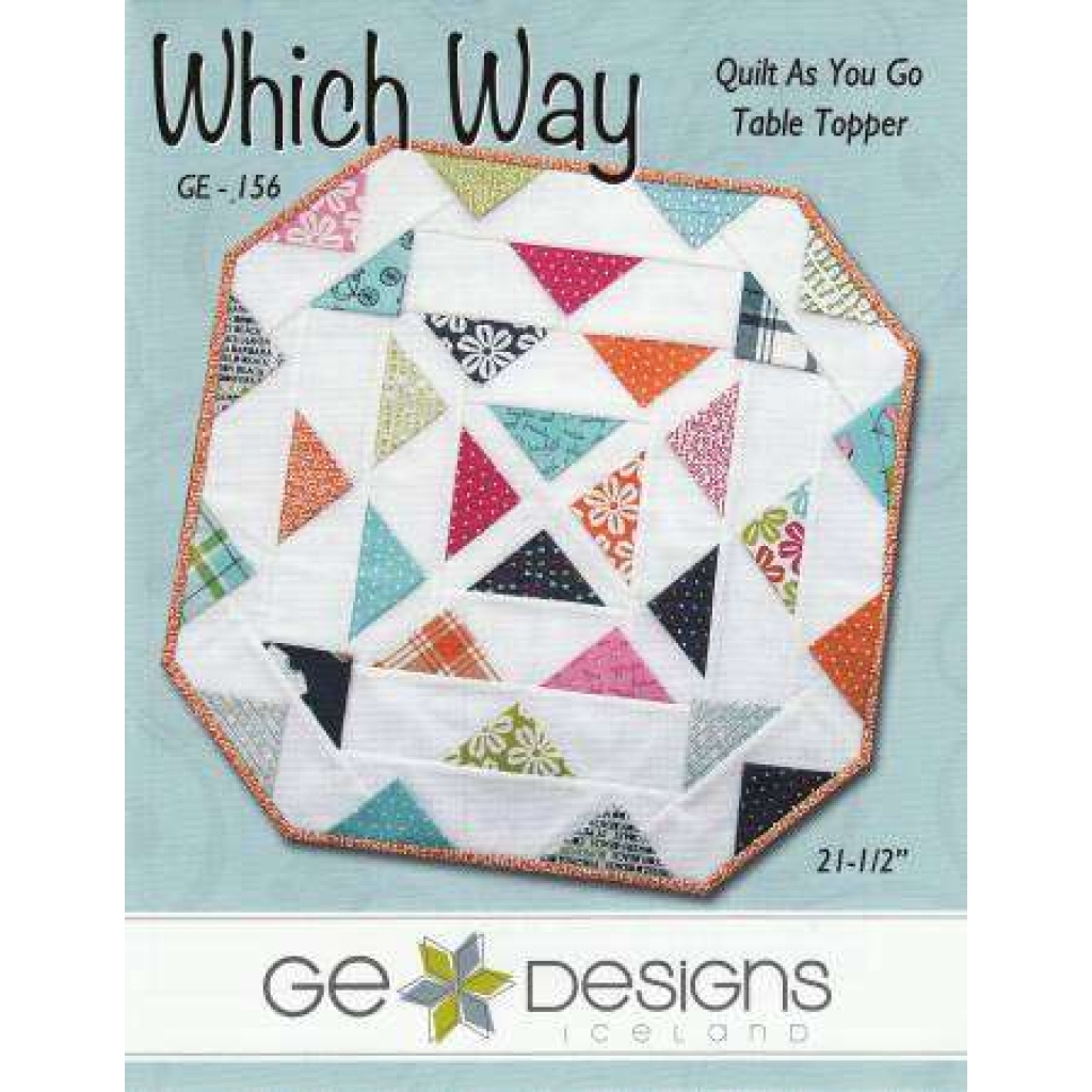 Which Way Quilt As You Go Table Topper