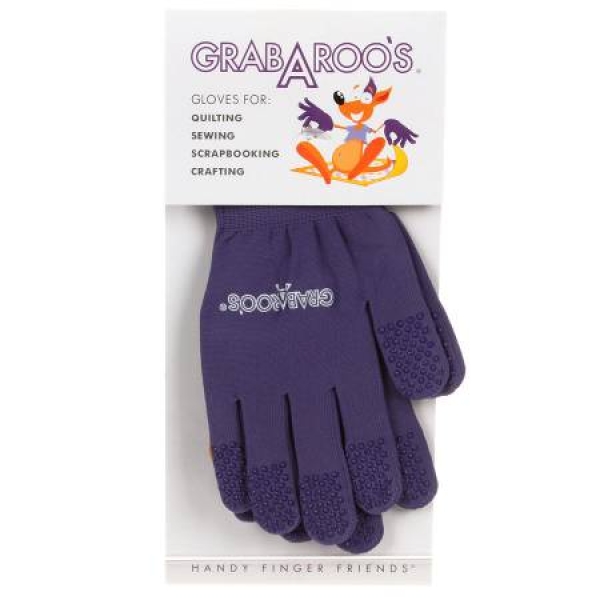 Grab A Roo's Gloves For Quilting / Sewing Size Small
