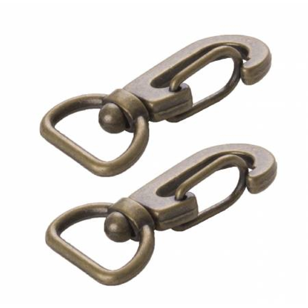 Swivel Hook Antique Brass 1/2in