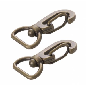 Swivel Hook Antique Brass 1/2in