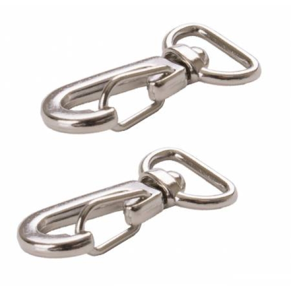Swivel Hook Nickel 1/2in