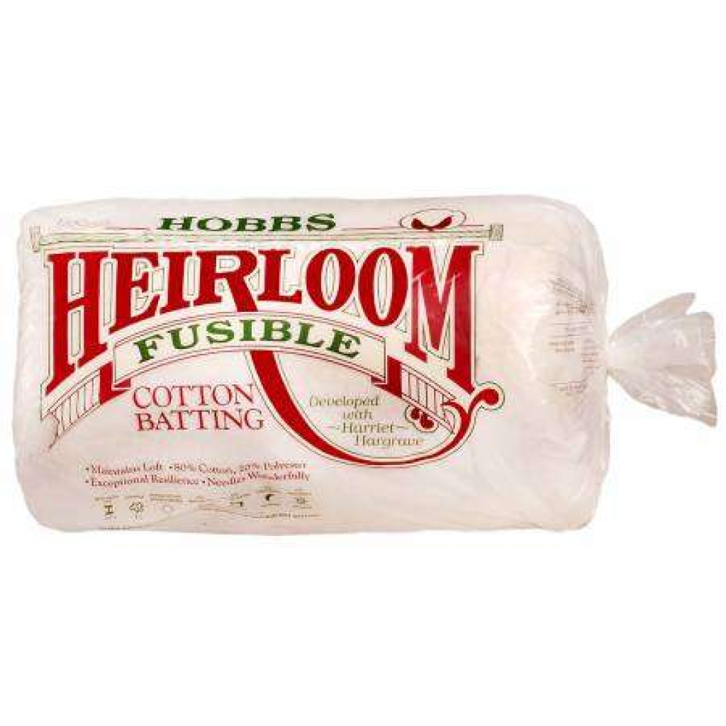 Batting Heirloom Premium Fusible Cotton Blend 45in x 60in