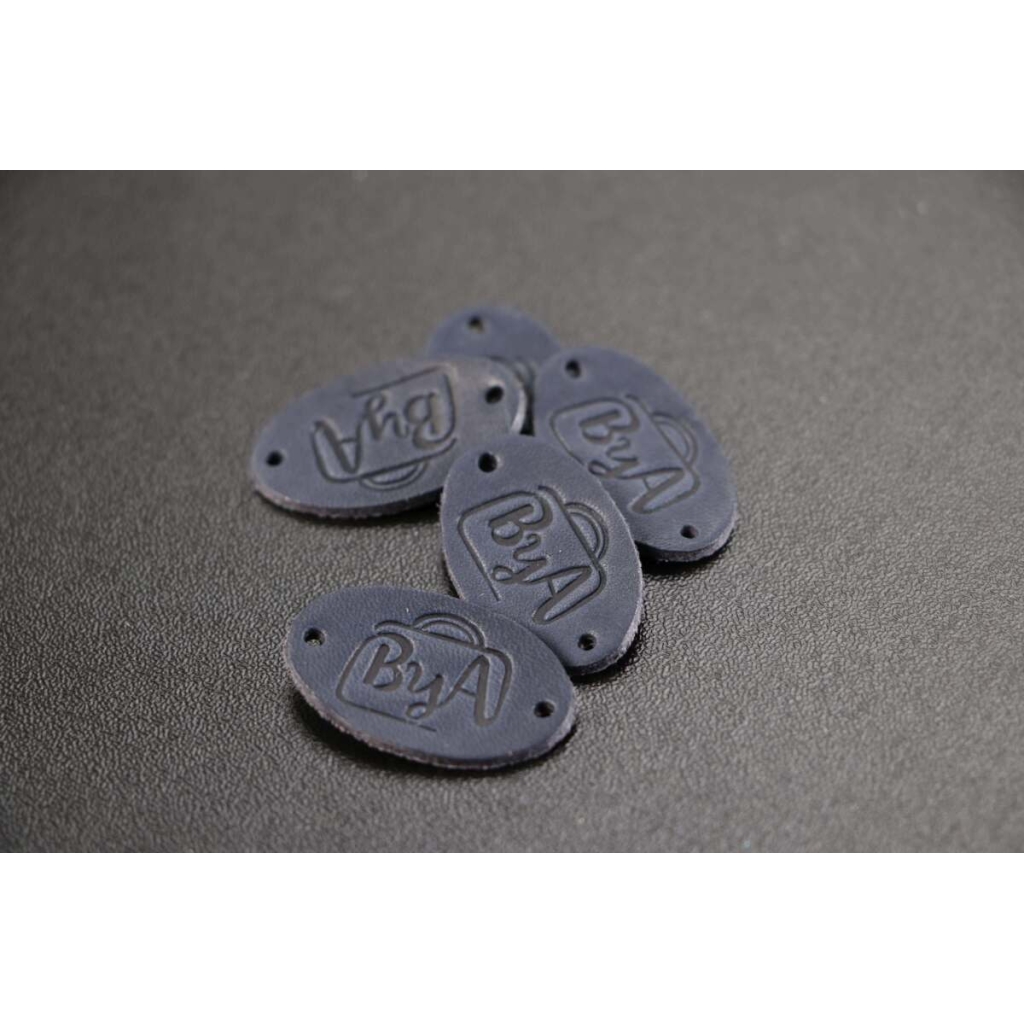 Leather labels ByAnnie Navy
