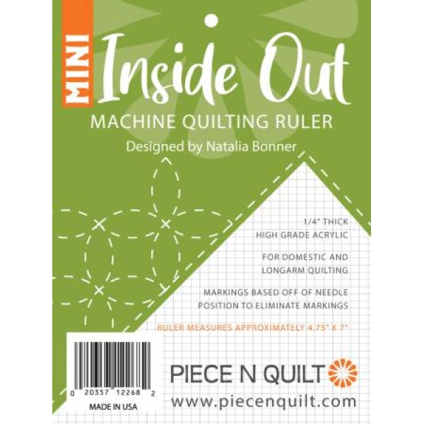 Inside Out Mini Machine Quilting Ruler