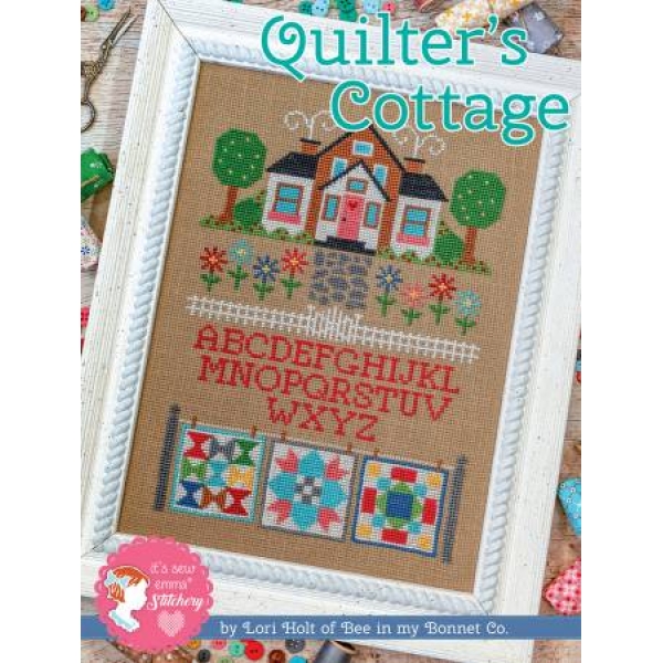 Quilters Cottage Cross Stitch Pattern
