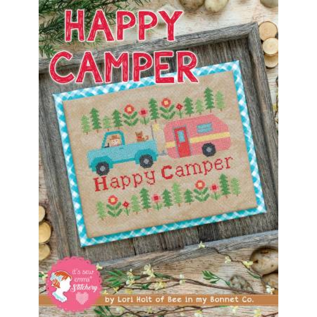 Happy Camper Cross Stitch Pattern